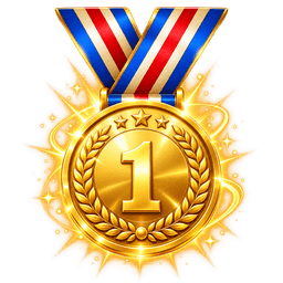 Medalla del puesto 1