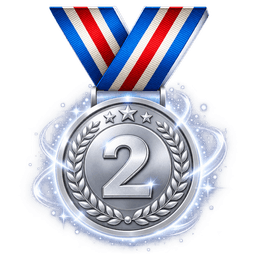 Medalla del puesto 2
